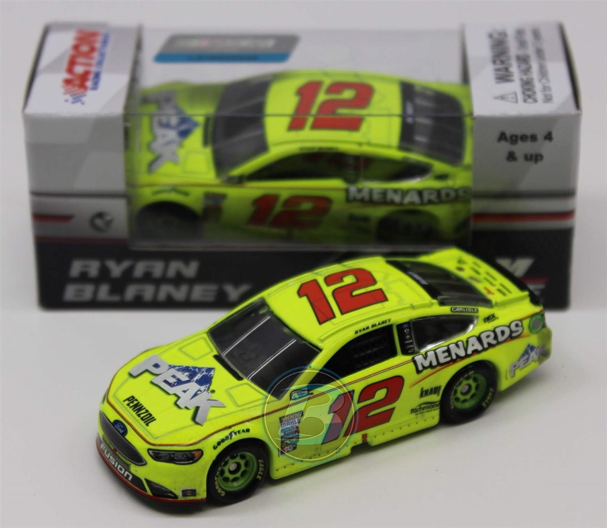 RYAN BLANEY 2018 CAN-AM DUEL WIN RACED VERSION  FORD FUSION 1/24 ACTION DIECAST